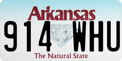 AR license plate 914WHU