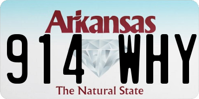 AR license plate 914WHY