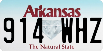 AR license plate 914WHZ