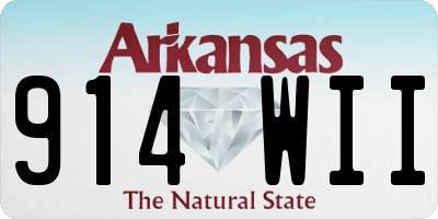 AR license plate 914WII