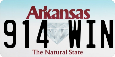 AR license plate 914WIN