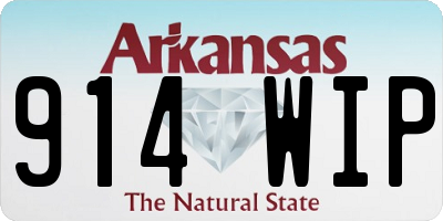 AR license plate 914WIP