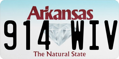 AR license plate 914WIV