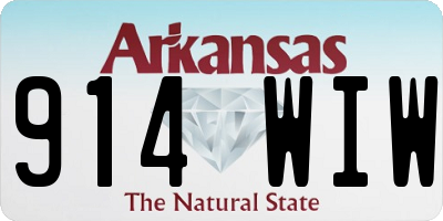 AR license plate 914WIW