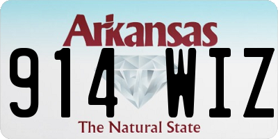 AR license plate 914WIZ