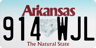 AR license plate 914WJL