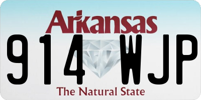 AR license plate 914WJP