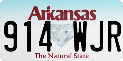 AR license plate 914WJR
