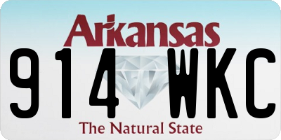 AR license plate 914WKC