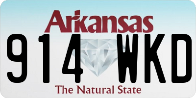 AR license plate 914WKD