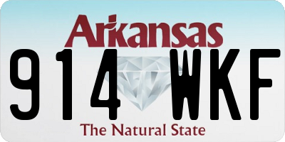 AR license plate 914WKF