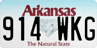 AR license plate 914WKG