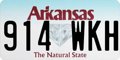 AR license plate 914WKH