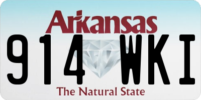 AR license plate 914WKI