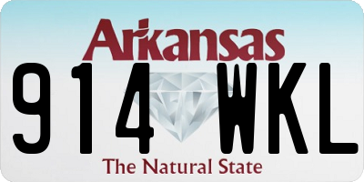 AR license plate 914WKL