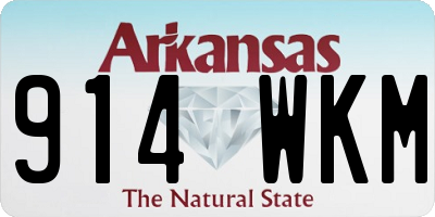 AR license plate 914WKM