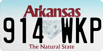 AR license plate 914WKP