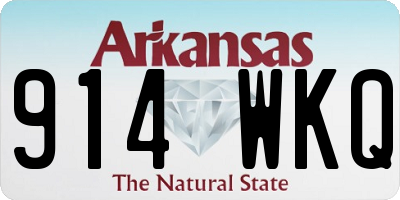 AR license plate 914WKQ
