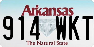 AR license plate 914WKT