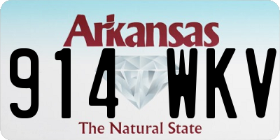 AR license plate 914WKV