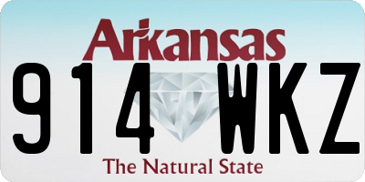 AR license plate 914WKZ