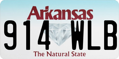 AR license plate 914WLB