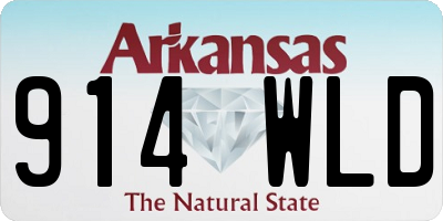 AR license plate 914WLD