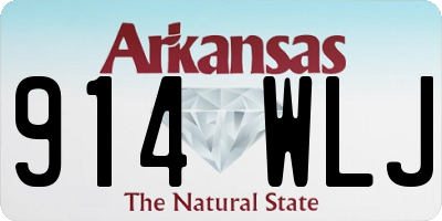 AR license plate 914WLJ
