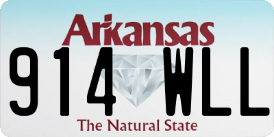 AR license plate 914WLL