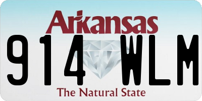 AR license plate 914WLM