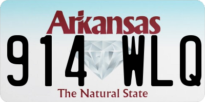 AR license plate 914WLQ