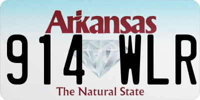 AR license plate 914WLR