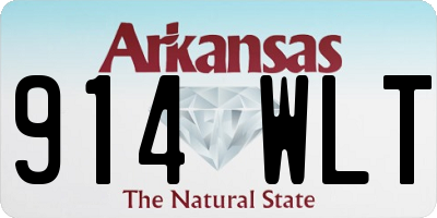 AR license plate 914WLT