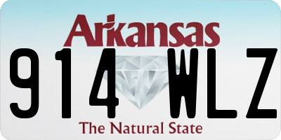 AR license plate 914WLZ