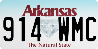 AR license plate 914WMC