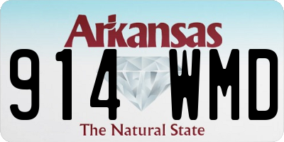 AR license plate 914WMD