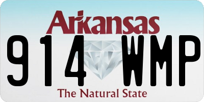 AR license plate 914WMP