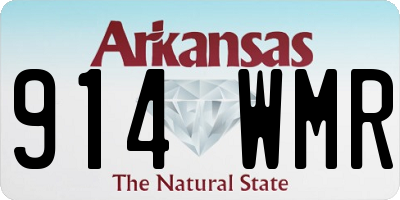 AR license plate 914WMR