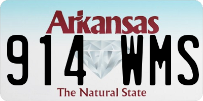 AR license plate 914WMS