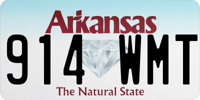 AR license plate 914WMT