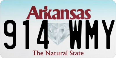 AR license plate 914WMY