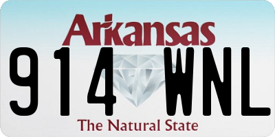 AR license plate 914WNL
