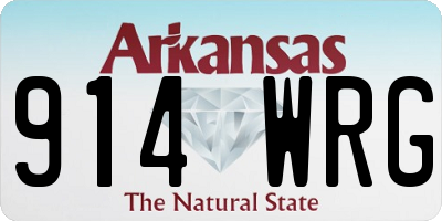 AR license plate 914WRG
