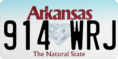 AR license plate 914WRJ