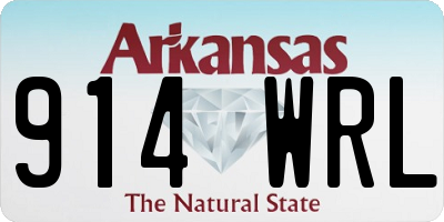 AR license plate 914WRL