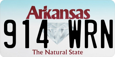 AR license plate 914WRN
