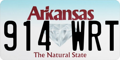AR license plate 914WRT