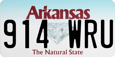 AR license plate 914WRU