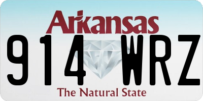 AR license plate 914WRZ