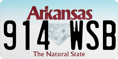 AR license plate 914WSB